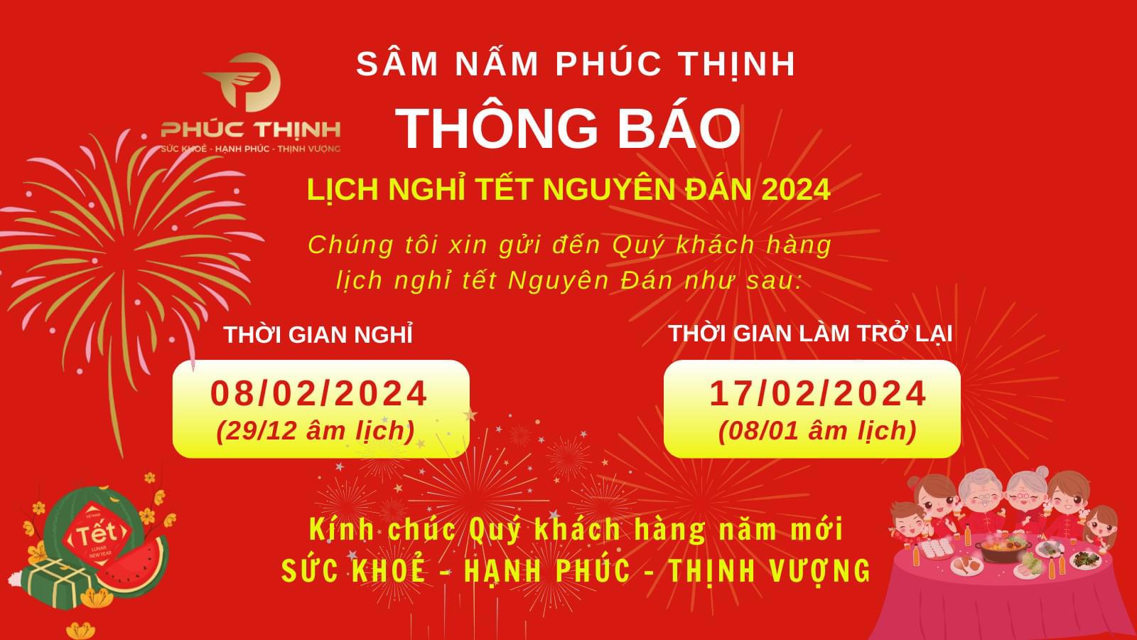 Lời cảm ơn cuối năm 2023