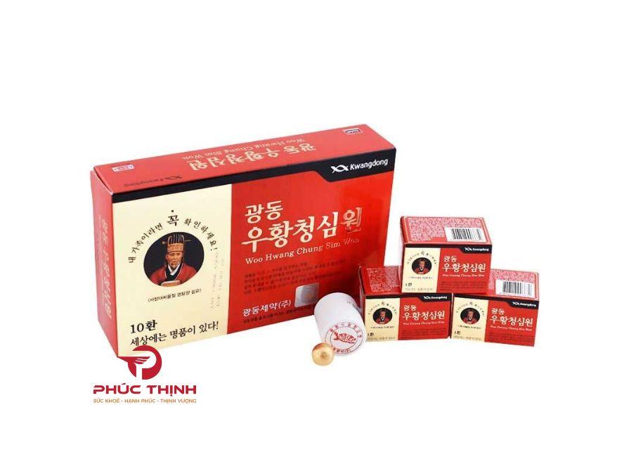 Hình ảnh sản phẩm an cung ngưu hoàng hoàn Hàn Quốc Kwangdong