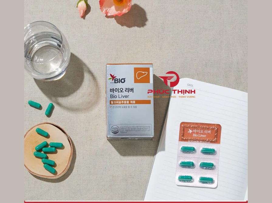 Hình ảnh sản phẩm viên bổ gan Bio Liver Hàn Quốc hộp 30 viên