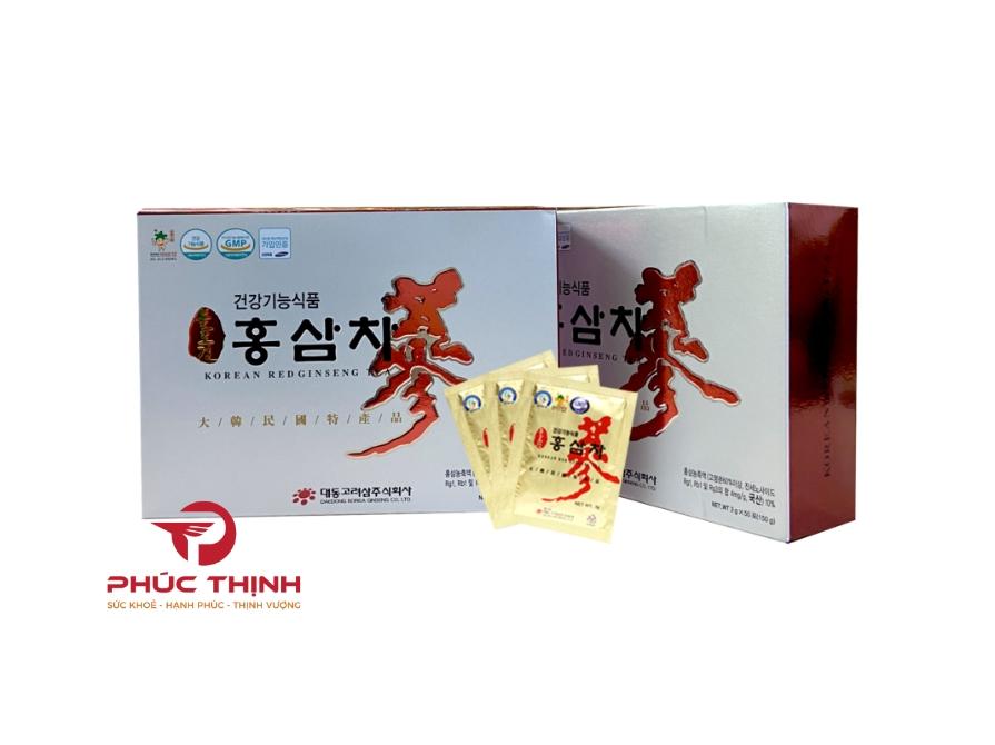 Hình ảnh sản phẩm trà hồng sâm 4mg/g (3g*100) - Daedong
