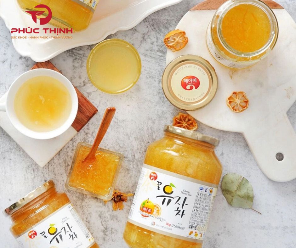 Hình ảnh sản phẩm chanh mật ong Hàn Quốc