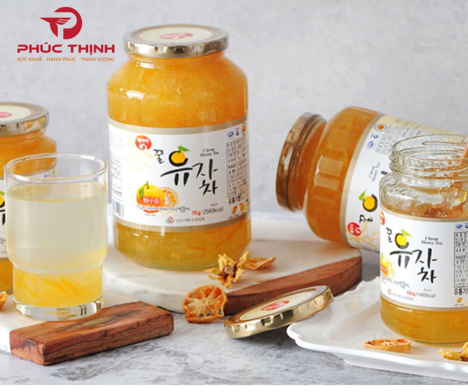 Hình ảnh sản phẩm chanh mật ong Hàn Quốc