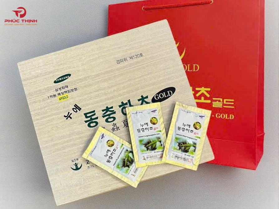 Hình ảnh đông trùng hạ thảo Hàn Quốc