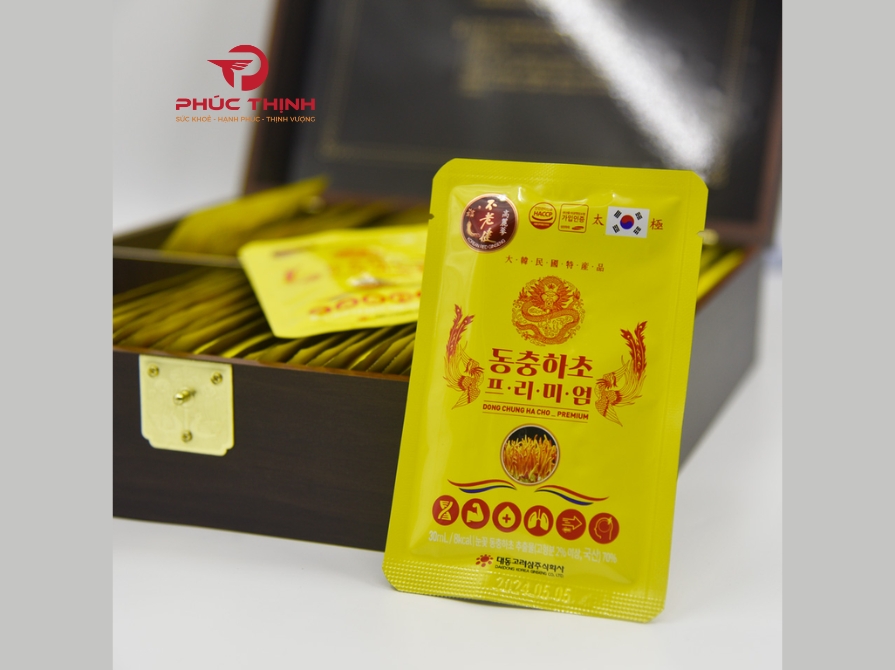 Sản phẩm đông trùng hạ thảo Hàn Quốc đang được ưa chuộng tại sâm nấm Phúc Thịnh