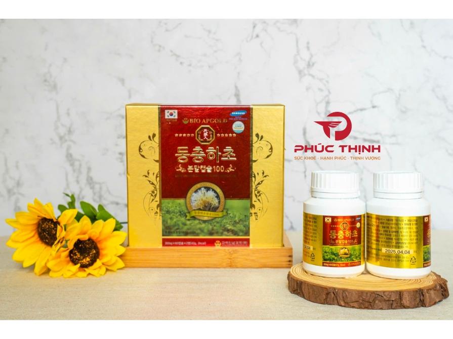 Hình ảnh sản phẩm viên đông trùng hạ thảo nguyên chất 100% Hàn Quốc