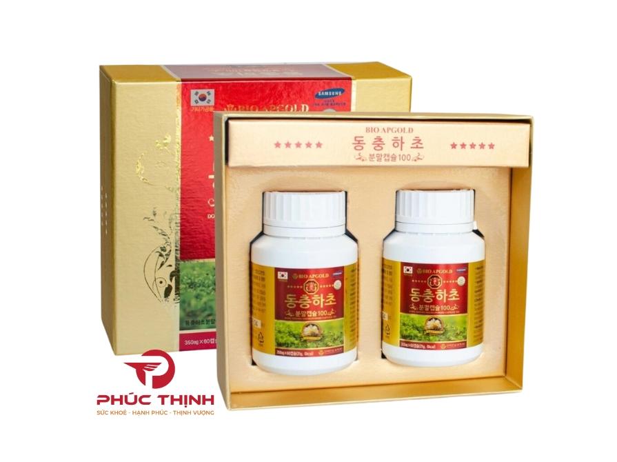 Sản phẩm viên đông trùng hạ thảo Hàn Quốc đang được ưa chuộng tại sâm nấm Phúc Thịnh