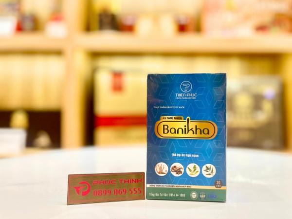 Giới thiệu về sản phẩm Viên Ăn Ngủ Ngon Banikha Thiên Phúc