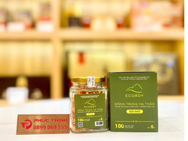 Giới Thiệu Đông Trùng Hạ Thảo Sợi Khô Ecordy 5g