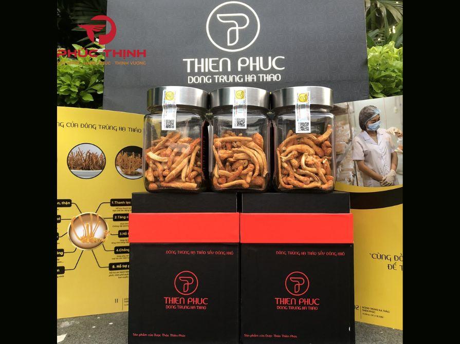 Giới Thiệu Đông Trùng Hạ Thảo Quả Thể Khô Sấy Lạnh Thiên Phúc Lọ 12gr