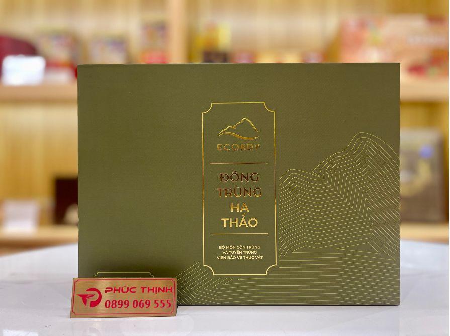 Sản phẩm đông trùng hạ thảo sợi khô Ecordy 25g đang được bán với giá 1.950.000