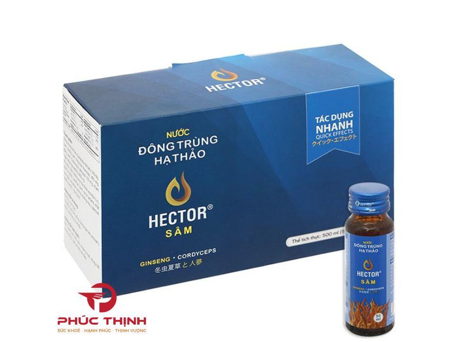 Giới Thiệu Sản Phẩm Nước Đông Trùng Hạ Thảo Hector Sâm Hộp 10 Lọ