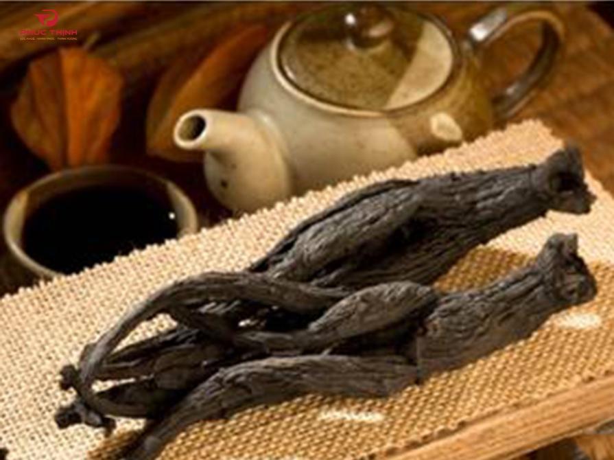 Hình ảnh hắc sâm Hàn Quốc