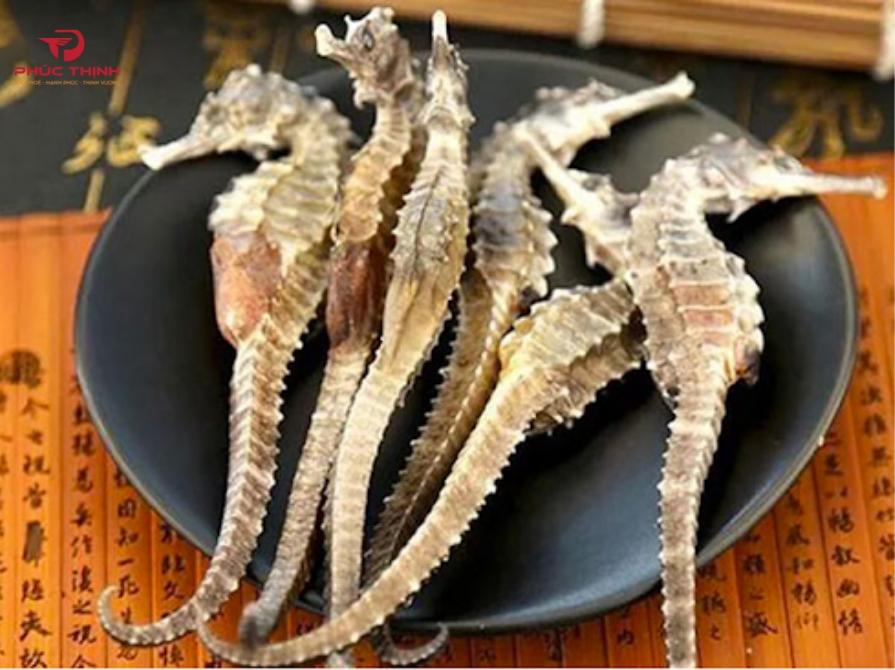 Hình ảnh cá ngựa đã được phơi khô 