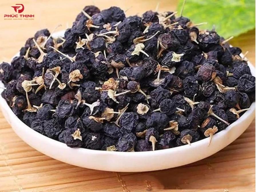 Hình ảnh hắc kì tử đã được phơi khô 