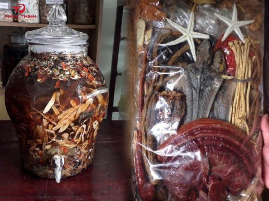 Thành phần thường có trong rượu Minh Mạng