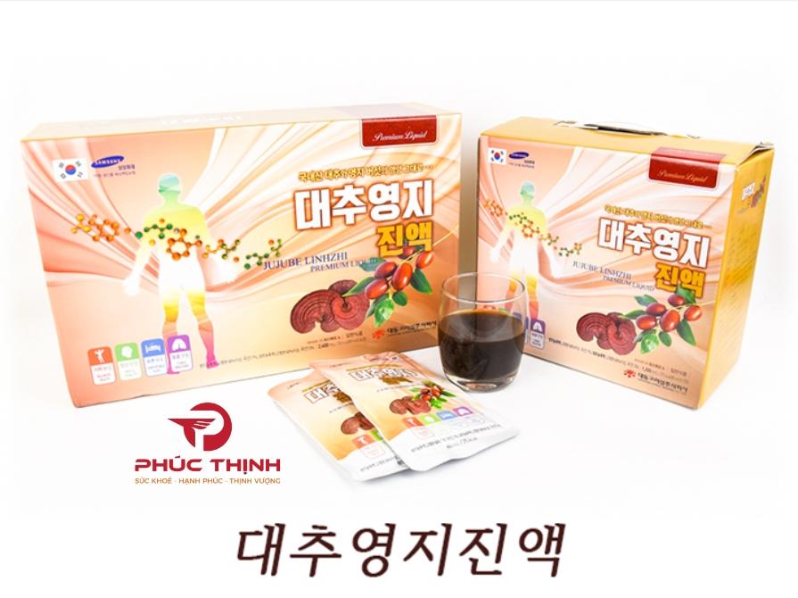 Hình ảnh sản phẩm linh chi táo đỏ premium Daedong 30 gói