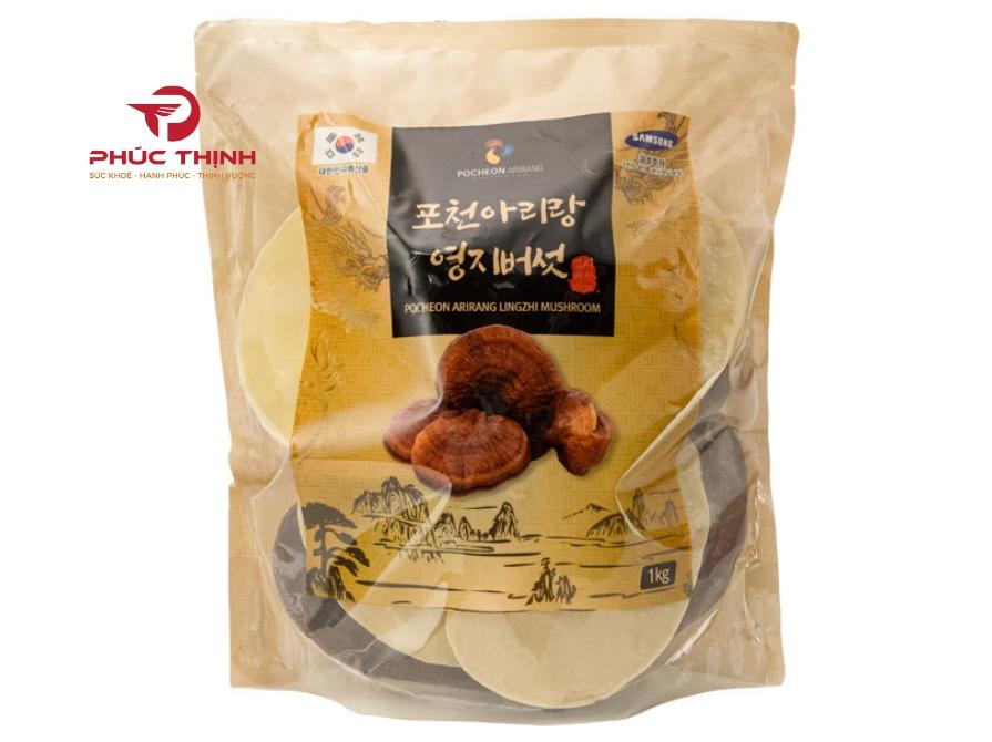 Hình ảnh sản phẩm nấm linh chi Hàn Quốc (4-6 lá)