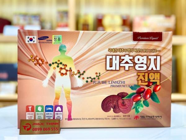 Hình ảnh sản phẩm linh chi táo đỏ premium Daedong 30 gói