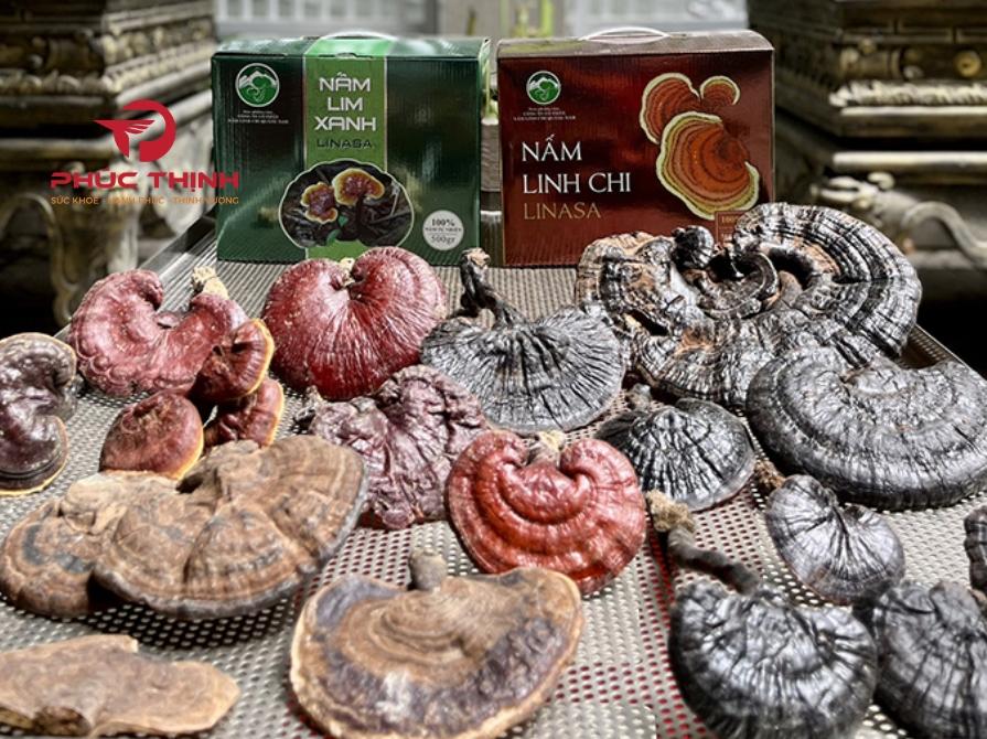 Hình ảnh sản phẩm nấm linh chi Linasa (thái lát) - 1kg