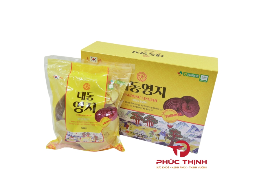 Hình ảnh sản phẩm nấm linh chi Daedong Hàn Quốc hộp 1 kg