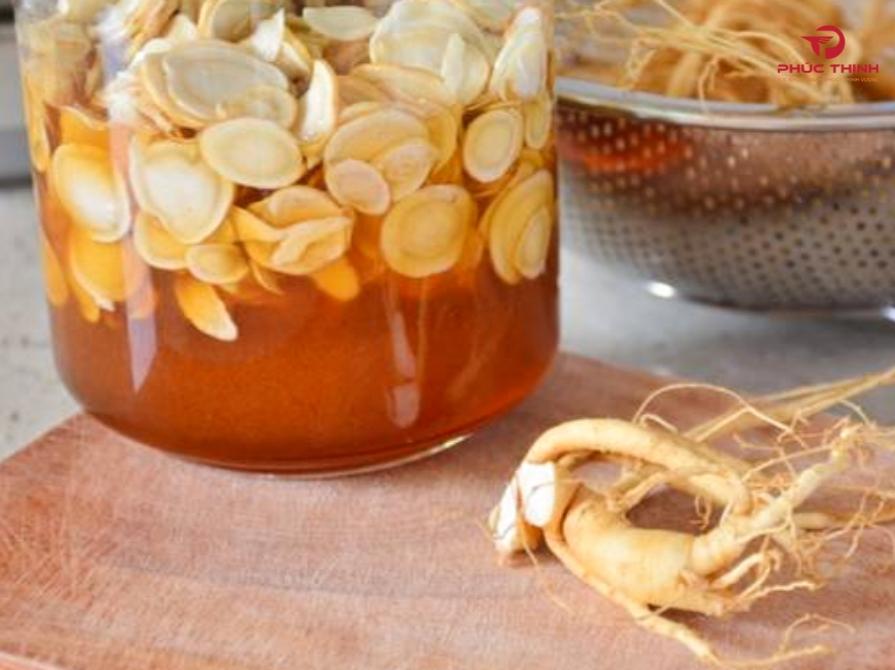 Nên dùng sâm tươi hay sâm khô ngâm mật ong?