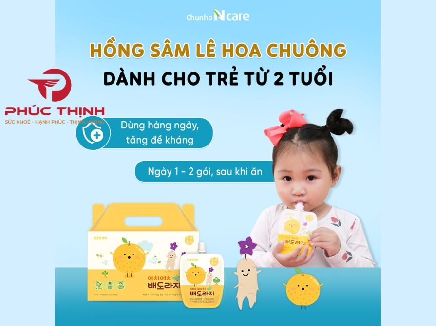 Giới thiệu về hồng sâm Hàn Quốc cho bé