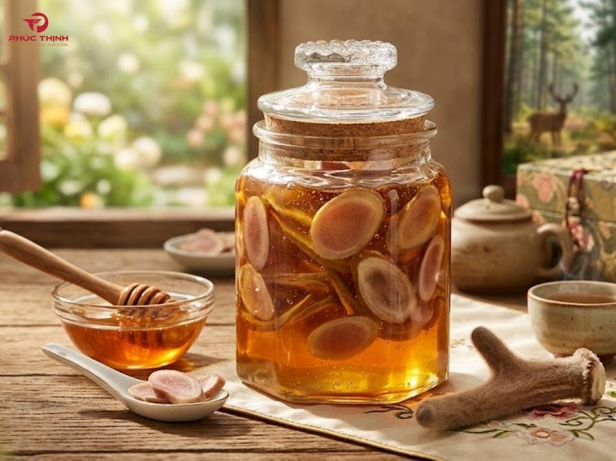 Nhung hươu ngâm mật ong có tăng cân không?