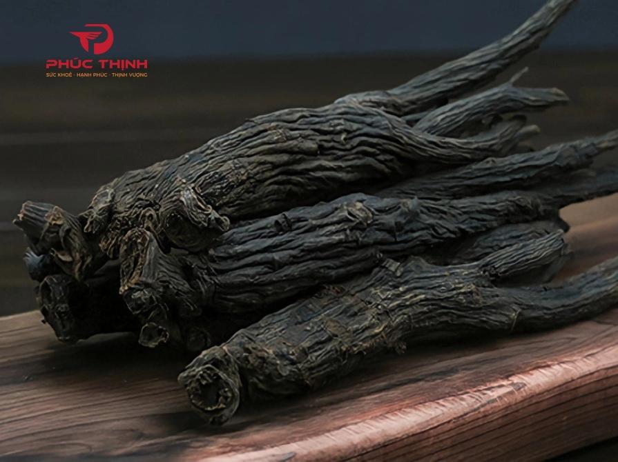 Nguyên liệu chính của nước hắc sâm Hàn Quốc