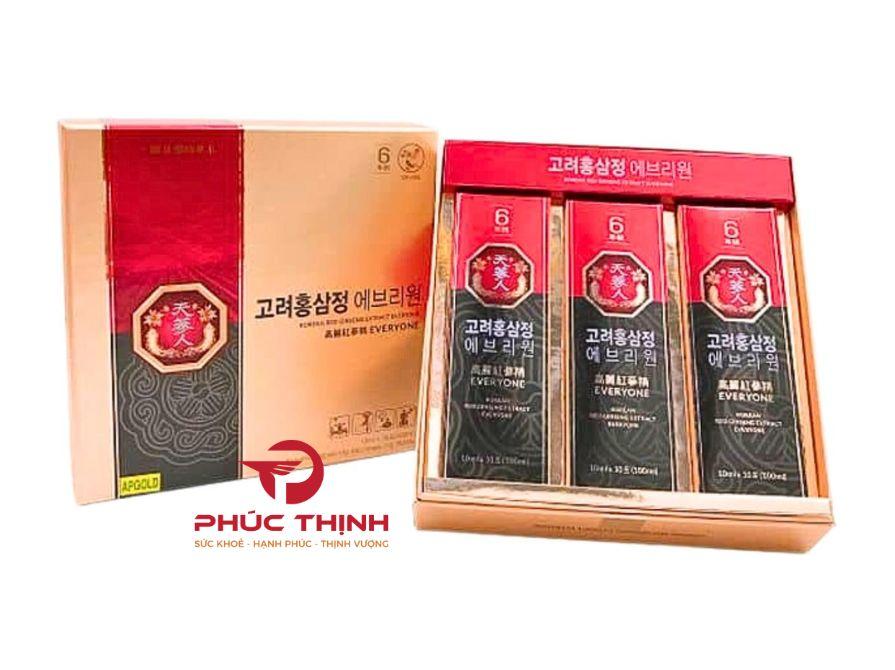 Hình ảnh sản phẩm nước uống hồng sâm Everyone Hàn Quốc 30 gói