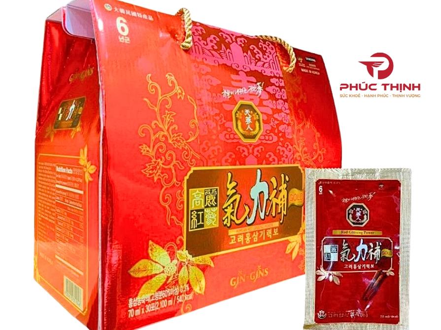 Nước tinh chất hồng sâm Power hộp 30 gói Hàn Quốc đang được bán với giá 600.000