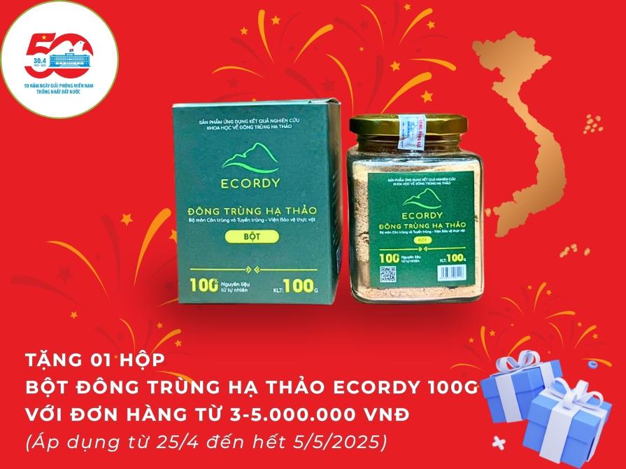 Quà tặng bột Ecordy 100g
