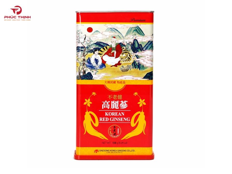 hồng sâm củ khô HQ Premium 150g (6-10 củ) - Daedong