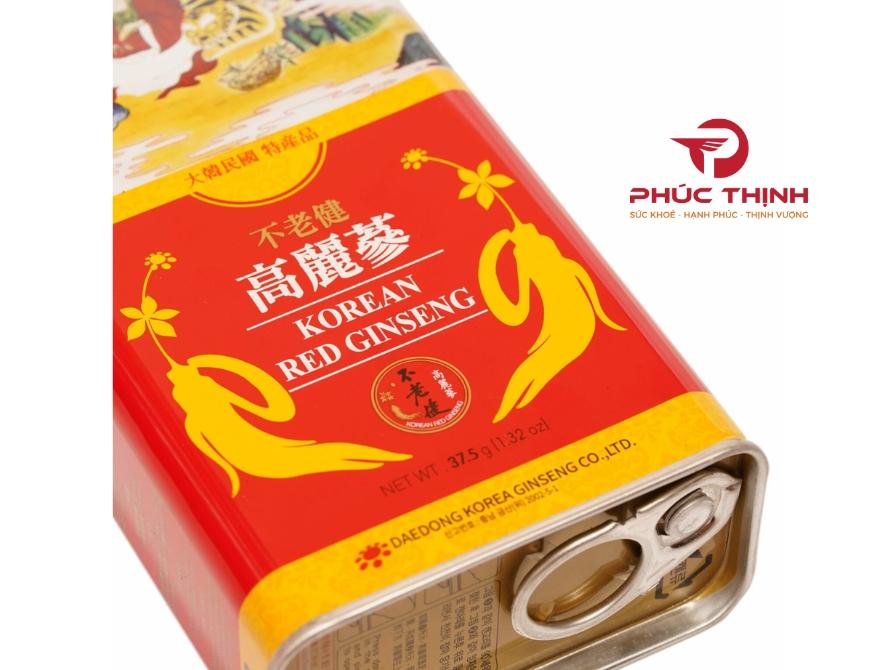 Sản phẩm hồng sâm củ khô HQ Premium 37,5g (2-3 củ) – Daedong đang được bán với giá 700.000