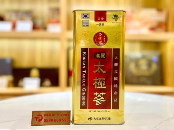 Hình ảnh sản phẩm thiên sâm Hàn Quốc 6 năm tuổi đang được ưa chuộng tại sâm nấm Phúc Thịnh