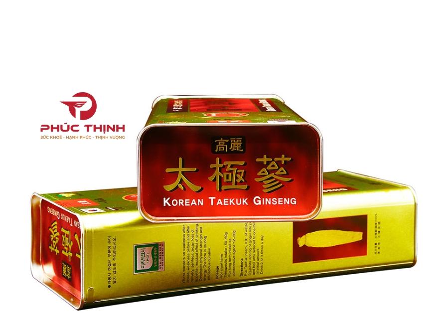 Hình ảnh sản phẩm thái cực sâm củ khô HQ (Thiên sâm) 600g - số 20 (20củ special) - Daedong