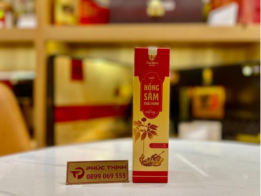 Nước hồng sâm mật ong dễ sử dụng nhờ định lượng rõ ràng
