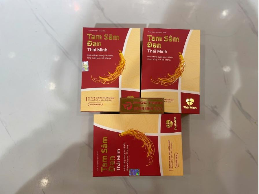 Tam sâm đan Thái Minh đang được phân phối chính hãng tại sâm nấm Phúc Thịnh