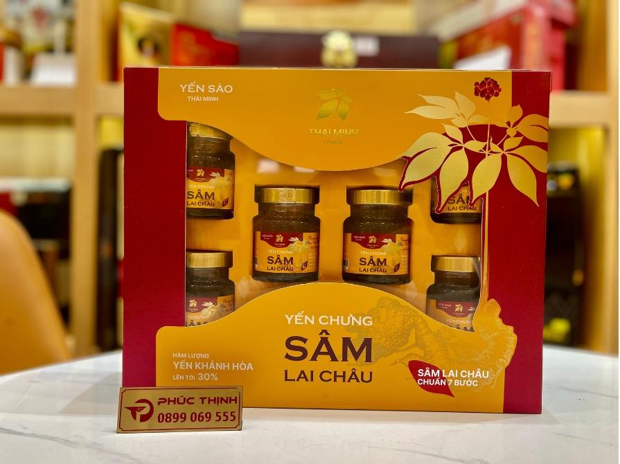 Hình ảnh sản phẩm yến sào Thái Minh - yến chưng sâm Lai Châu
