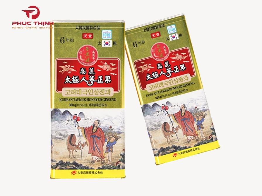 Sản phẩm thái cực sâm mật ong 300g (Thiên sâm) – Daedong đang được bán với giá 2.200.000