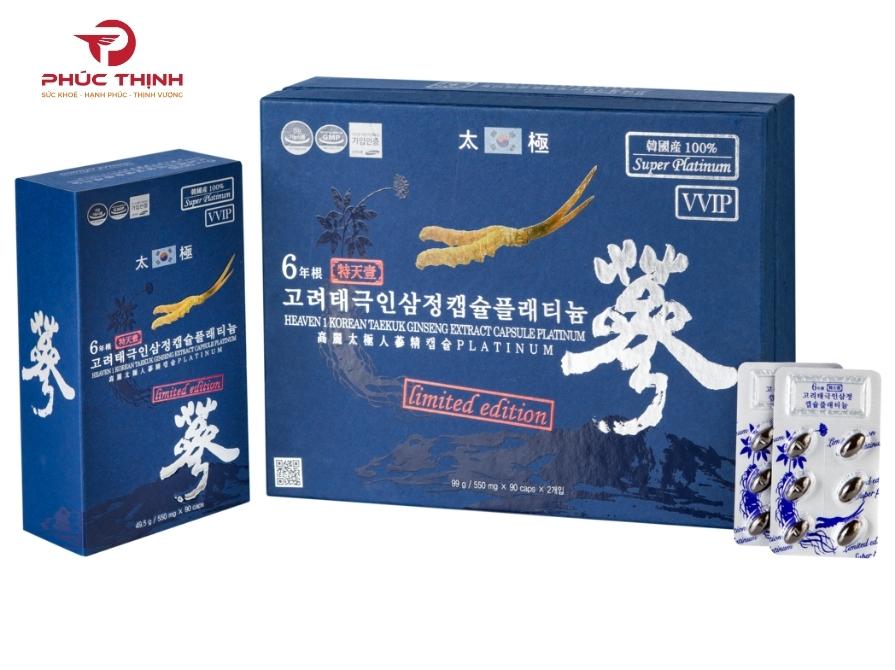 Sản phẩm thiên sâm Hàn Quốc đang được ưa chuộng tại sâm nấm Phúc Thịnh