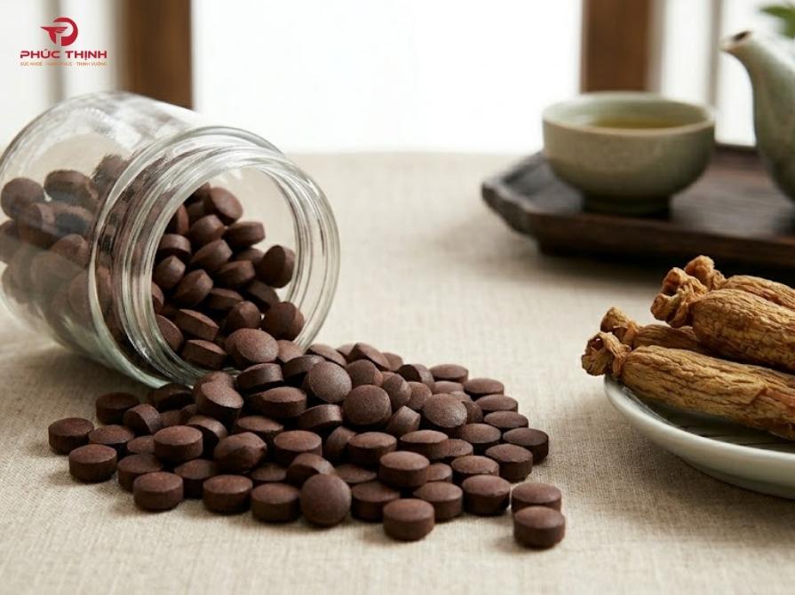 Thiên sâm Hàn Quốc dạng viên nén là gì?