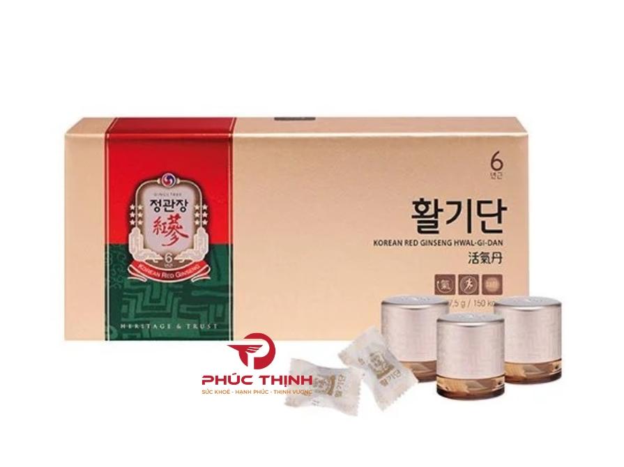 Hình ảnh sản phẩm viên hồng sâm KGC Vital Pills 37,5g (10 viên)