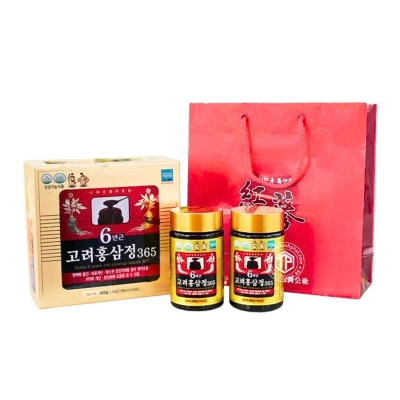 Cao hồng sâm 365 Hàn Quốc 6 năm tuổi hộp 2 lọ