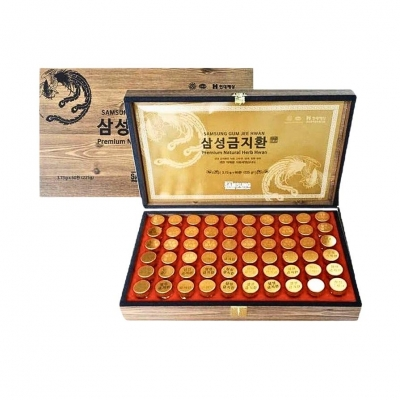 Viên bổ não Samsung Gum Jee Hwan Hàn Quốc hộp gỗ 60 viên