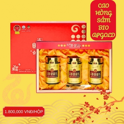 Hộp quà Tết Cao Hồng Sâm Bio Apgold