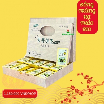 Hộp quà tết Nước đông trùng hạ thảo BIO