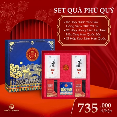 Set quà tặng Tết Hàn Quốc Phú Quý