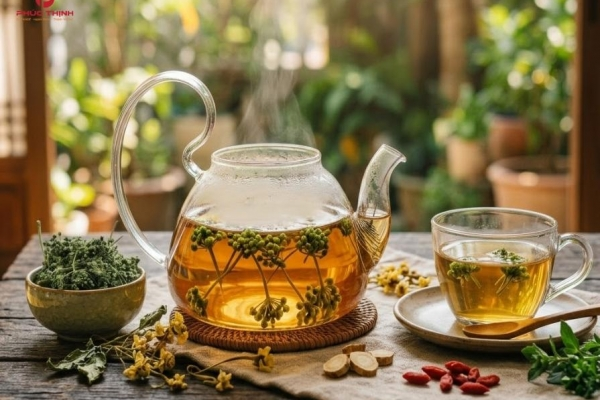 Trà hoa sâm Hàn Quốc có tác dụng gì? Công dụng, cách uống và lưu ý khi sử dụng