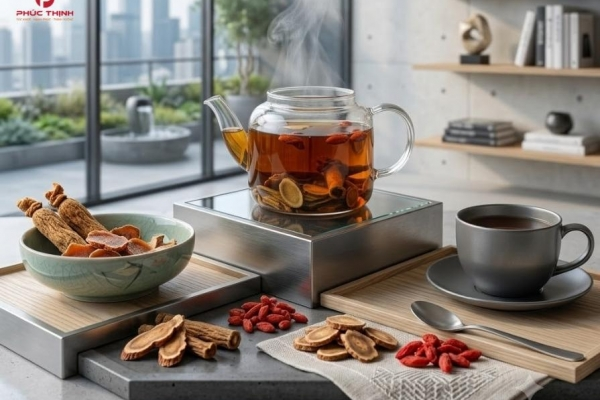 Trà sâm hồng có tác dụng gì? Những điều bạn cần biết trước khi dùng