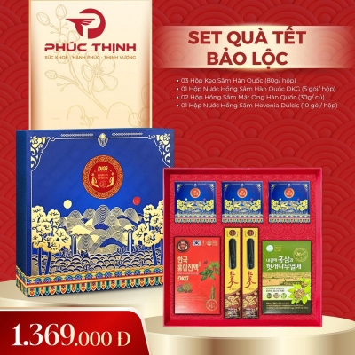 Set quà tặng Tết Hàn Quốc Bảo Lộc